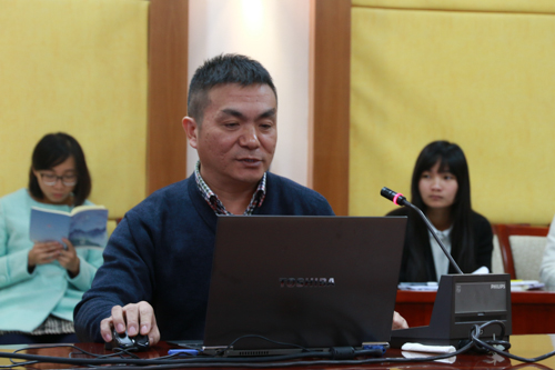 刘超、王海分别作项目介绍